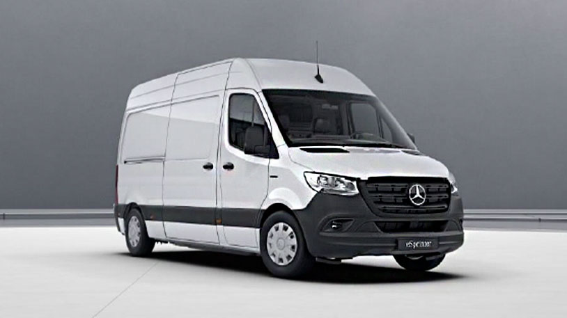 eSprinter z&aacute;rt &aacute;rusz&aacute;ll&iacute;t&oacute; 47 kWh L2H2